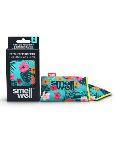 SmellWell Active ( Bleu Tropical) - Sacs désodorisants pour chaussures (même) - SmellWell
