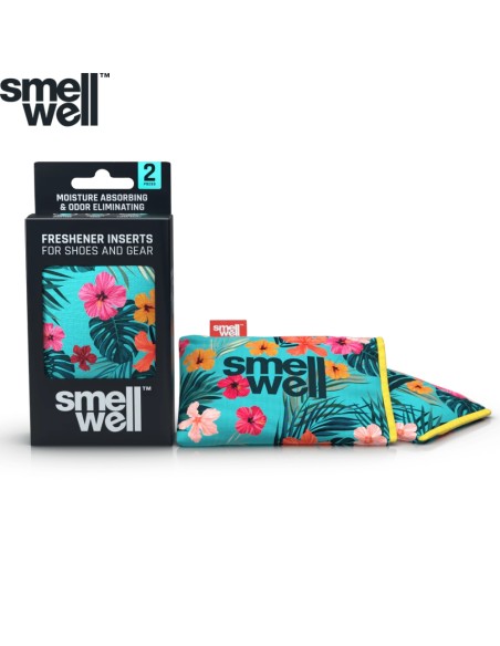 SmellWell Active ( Bleu Tropical) - Sacs désodorisants pour chaussures (même) - SmellWell