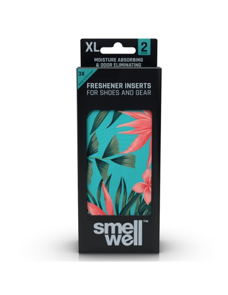SmellWell Active XL (Tropical Floral) - Grands sacs désodorisants pour chaussures (même) - SmellWell