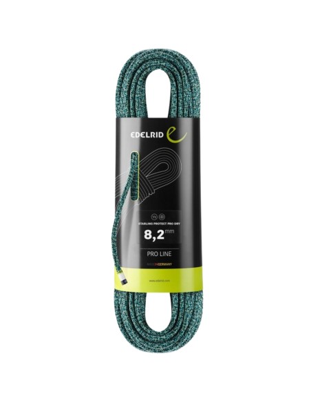 Starling Prodry 8,2 mm 60m (Icemint-Night) - Double roue pour route longue - Edelrid