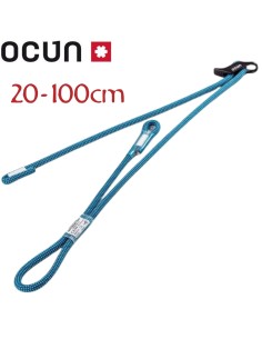 Sbea Adjust (20/100 cm) -  Cabo de anclaje regulable - Ocun