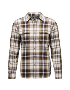 Project Twill Long Sleeve (DK Cury-Off White) - Camisa algodon manga larga  - Black Diamond 2