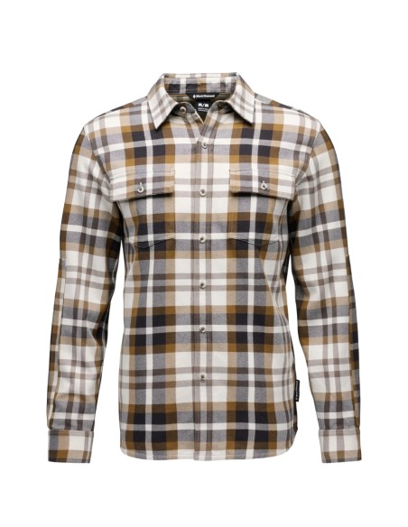 Project Twill Long Sleeve (DK Cury-Off White) - Camisa algodon manga larga  - Black Diamond