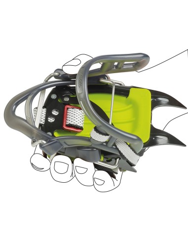 Pack Crampons Ascent Universal + Piolet Galaxy Linkin - C.A.M.P / Petzl