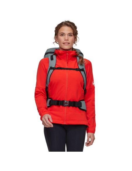 Neon 45 Femmes (Strata / Noir) - Sac à dos portamatériel d'escalade pour femmes - Mammut