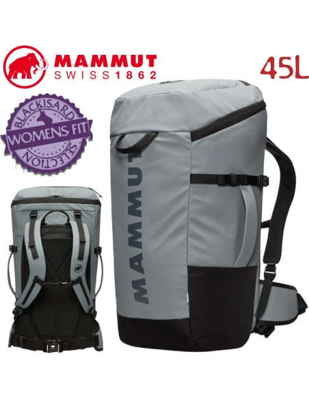 Neon 45 Femmes (Strata / Noir) - Sac à dos portamatériel d'escalade pour femmes - Mammut