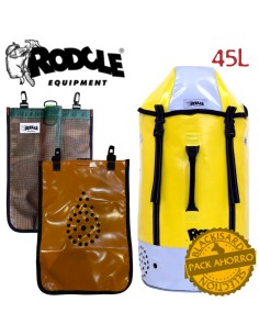 Pack Consusa 45L + bolsa cuerda socorro - Mochila de barrancos y bolsa - Rodcle