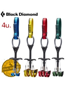 Pack 4 Camalots C4 Extensible (0,75 - 3) - Diamant noir