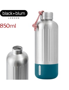 Explorer Large (850ml) (Black) - Botella acero inox. con aislamiento termico - Black+ Blum