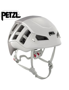 Meteor (Blanco/Gris) - Casco ligero para escalada y alpinismo - Petzl