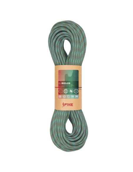 Riglos 8.4mm Nature Classic (Verde) (50m) - Cuerda doble y gemela - Fixe