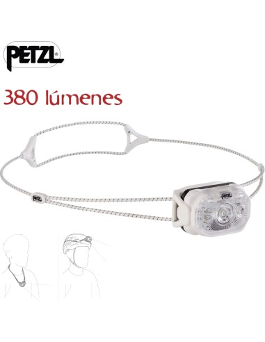 Swift LT White (380 lumens) - Linterna frontal compacta, ultrapotente y recargable - Petzl