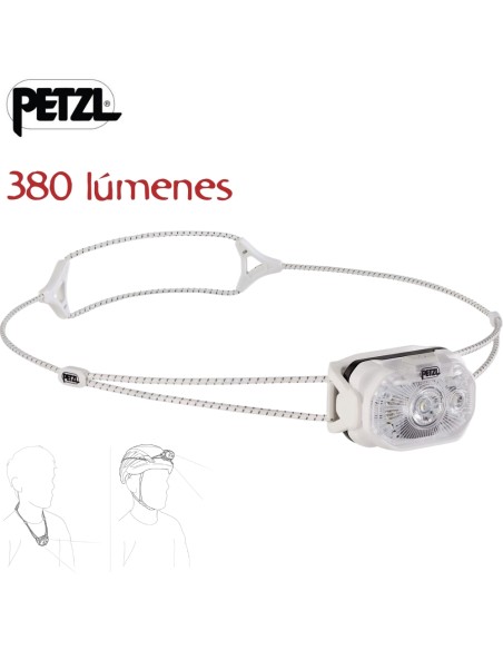 Swift LT White (380 lumens) - Linterna frontal compacta, ultrapotente y recargable - Petzl