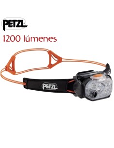 Swift RL Black (1100 lumens) - Linterna frontal compacta, ultrapotente y recargable - Petzl