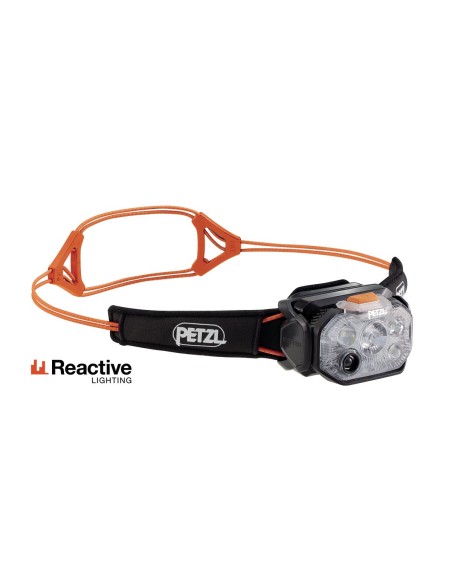 Swift RL Black (1100 lumens) - Linterna frontal compacta, ultrapotente y recargable - Petzl