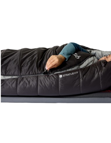 Radeon 0 Femmes LZ régulière (Dark Fig Green/Graphene) - Sac de couchage synthétique Femmes - Rab