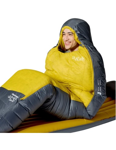 Neutrino -6 LZ régulier (Graphene/Dark Pollen) - Sac de couchage en stylo léger - Rab