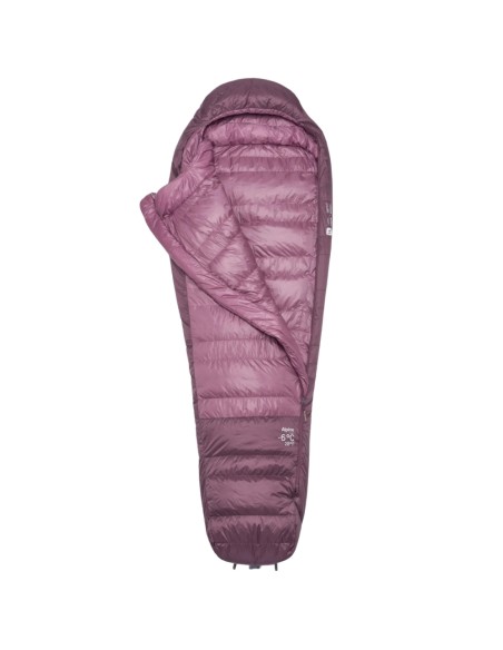 Alpine -6 Femmes LZ régulière (Iris/Dark Iris) - Stylo léger sac de couchage - - Oui