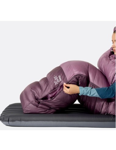 Alpine -6 Femmes LZ régulière (Iris/Dark Iris) - Stylo léger sac de couchage - - Oui