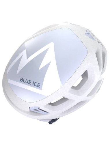 Casque Blast (Blanc) - Coque légère pour l'escalade et l'escalade - Blue Ice