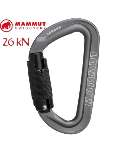 Sender Twistlock (Grey) - Mosquetón automatico 2 movimientos - Mammut