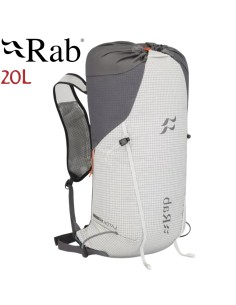 Latok 20L Medium (Pewter/Graphene) - Sac à dos unisexe alpin - Rab