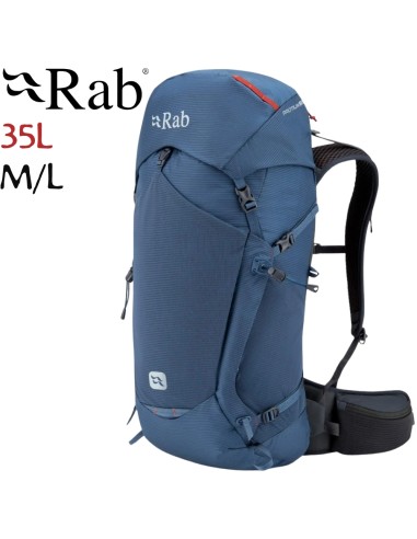 Protium 35L Moyen/Grand (bleu moyen) - Sac à dos multiactivité unisexe - Rab
