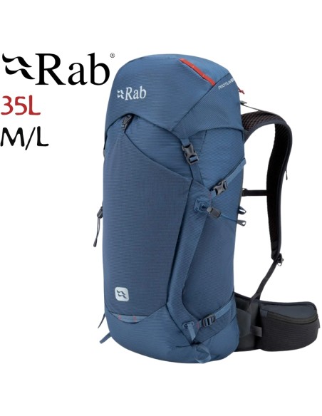 Protium 35L Moyen/Grand (bleu moyen) - Sac à dos multiactivité unisexe - Rab