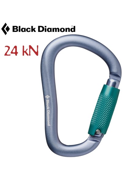 Rocklock Triple écluse (Gray) - Mosqueton 3 mouvements - Black Diamond