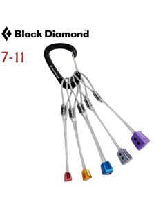 Set 4 Fisureros OffSet Stopper Set Classic 7-11 - Black Diamond