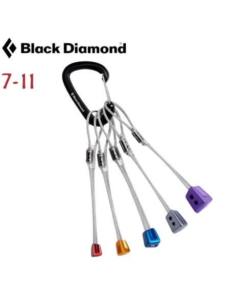 Set 4 Fisureros OffSet Stopper Set Classic  7-11 - Black Diamond