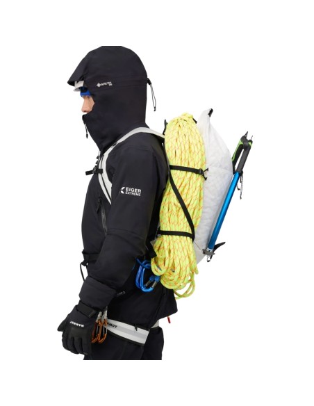 Eiger Nordwand 28L (Blanc) - Sac à dos alpin extrêmement résistant et léger - Mammut