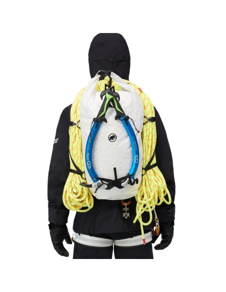 Eiger Nordwand 28L (Blanc) - Sac à dos alpin extrêmement résistant et léger - Mammut