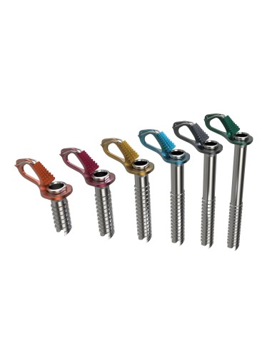 Aero Ice Screw (Orange) 7 cm - Tornillo de hielo con manivela - Blue Ice