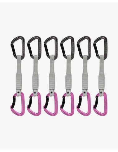 Pack 12 dégaines Workhorse Keylock (Silver - Pink) - Mammut