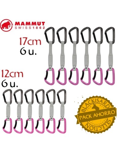 Pack 12 dégaines Workhorse Keylock (Silver - Pink) - Mammut
