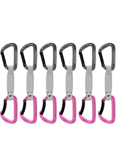 Pack 12 dégaines Workhorse Keylock (Silver - Pink) - Mammut