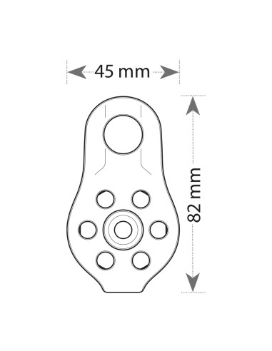 Transf\'air Génial. Double poteau de fixation oscillante - Beal