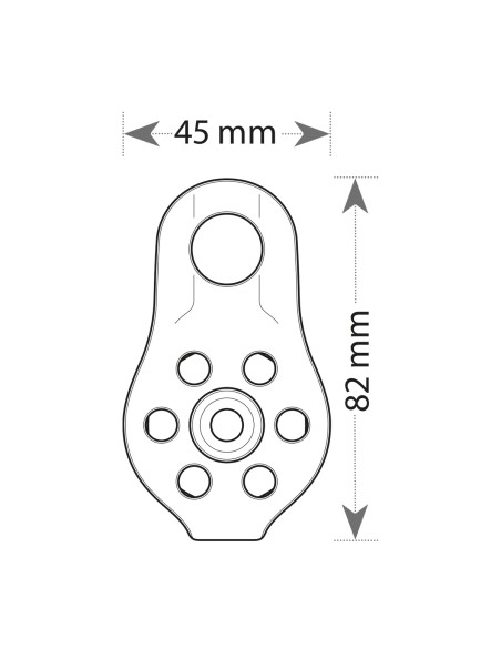 Transf\'air Génial. Double poteau de fixation oscillante - Beal