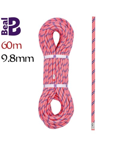 Allemagne 9.8mm (Pink) (60m) - Corde simple - Beal