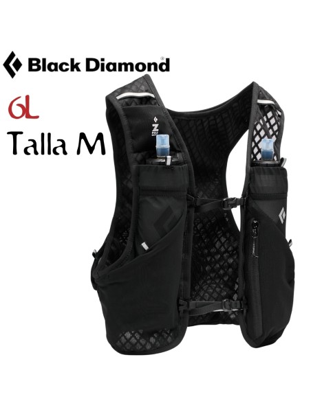 Distance 6L Hydratation Sac à dos d'hydratation Vest M ( Noir ) - Diamant noir
