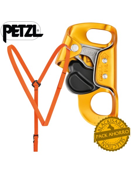 Pack Croll S + Torse - Bloqueur de poitrine et position des fils - Petzl