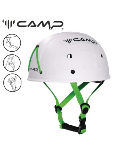 rockstar - casque polyvalent et solide (53-62cm blanc) - camp