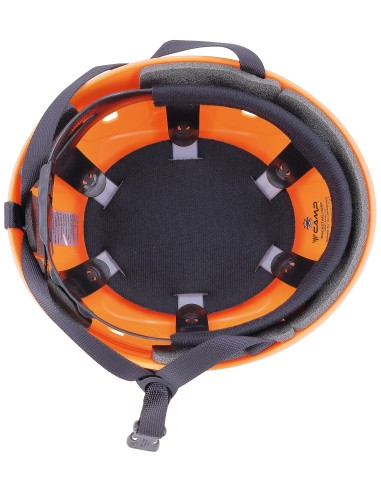 rockstar - casque polyvalent et solide (orange) - camp
