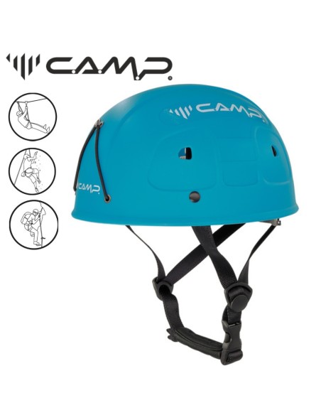 rockstar bleu clair - casque polyvalent et solide (53-62 cm) - camp
