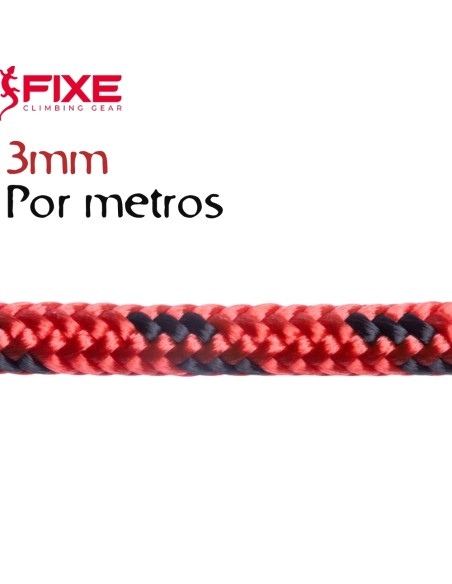 Cordon auxiliaire 3mm (en mètres) (Négro/Rojo) - Cool