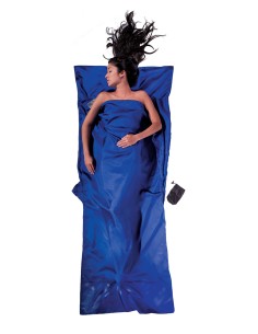 Feuille de voyage en coton (Ultramarine Bleu) 220x90cm - Sac de savon de voyage - Cocoon 2