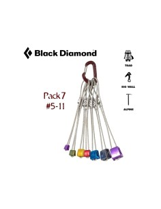 Jeu de 7 Fisureros Diamant noir