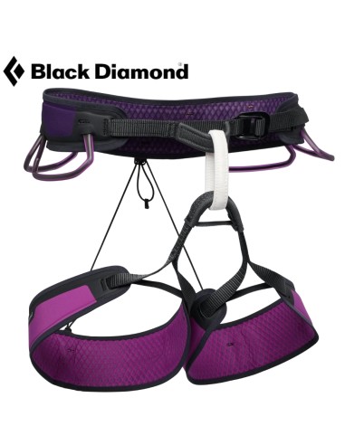 Arnês Zone Homme (Piton Purple) - Arnes pour escalade - Diamant noir