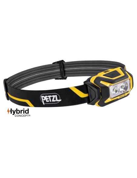 Aria 2R (Negro/Amarillo) - pince à lumière avant (IP67) de 625 lumens - Petzl